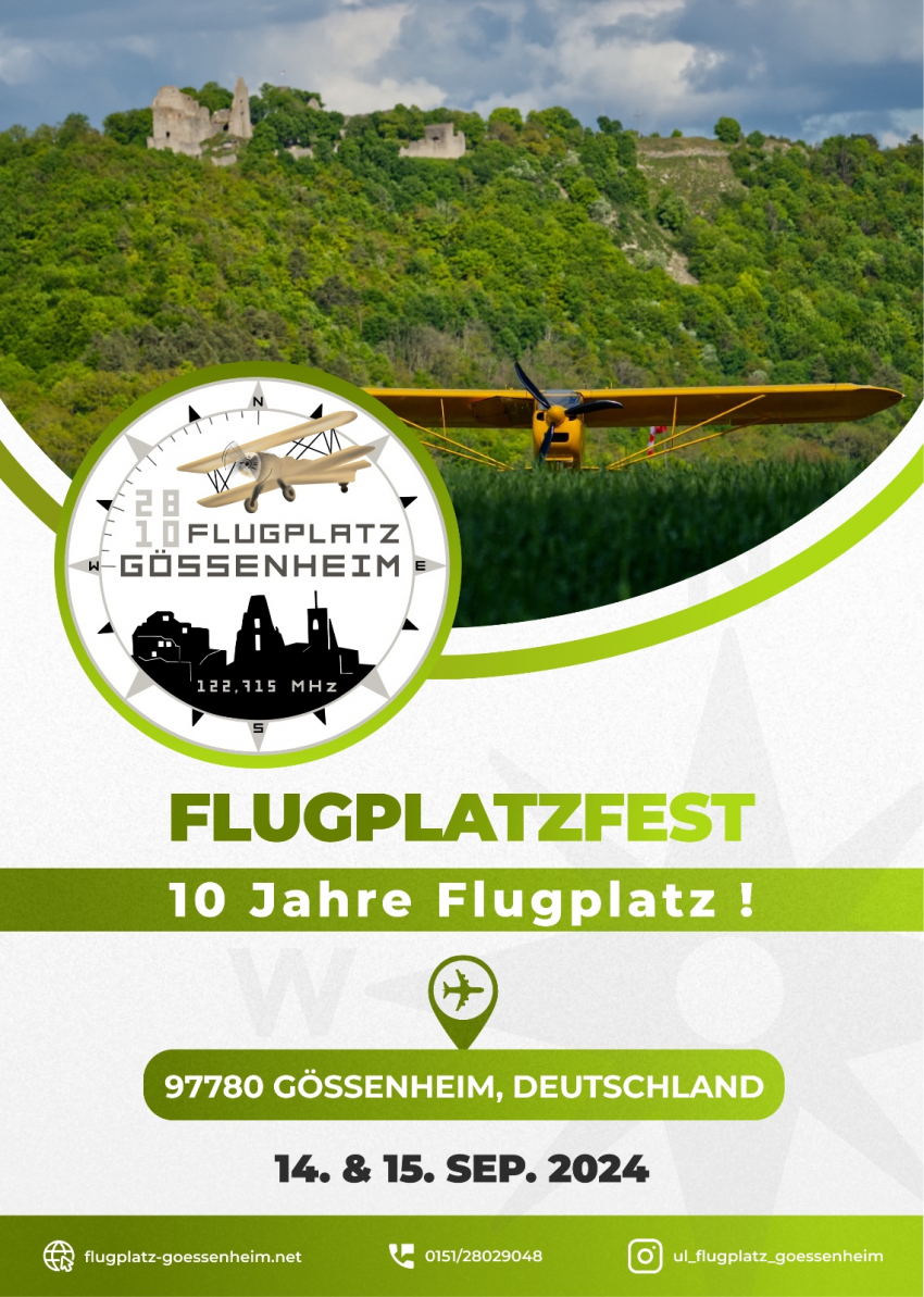 FLY-IN 10 Jahre Flugplatz Gössenheim