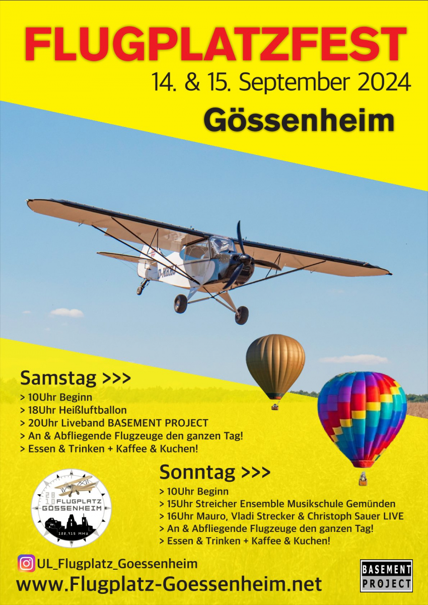 FLY-IN 10 Jahre Flugplatz Gössenheim